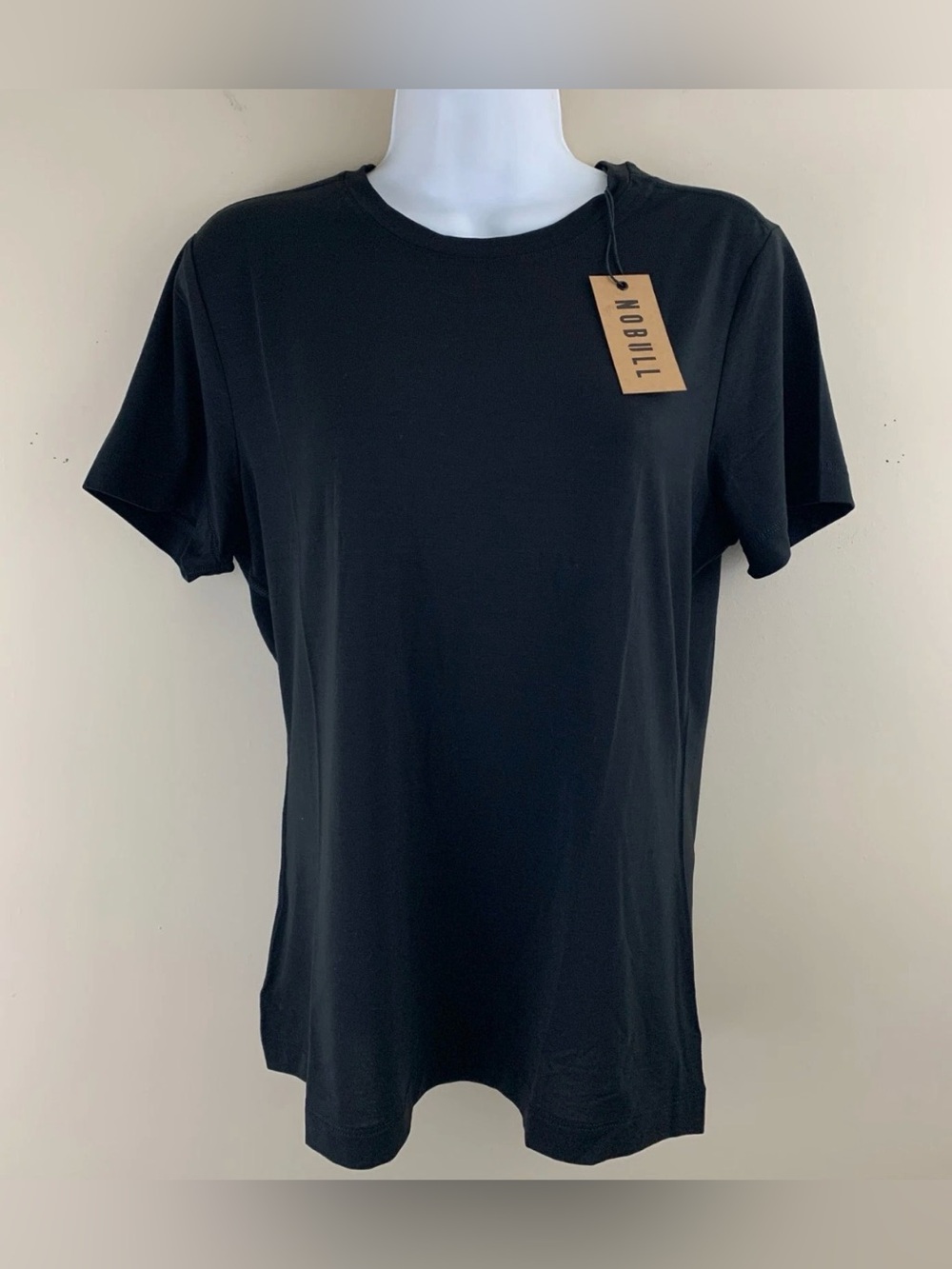 NOBULL Women's Short Sleeve Performance Training T-Shirt Black Size M NWT